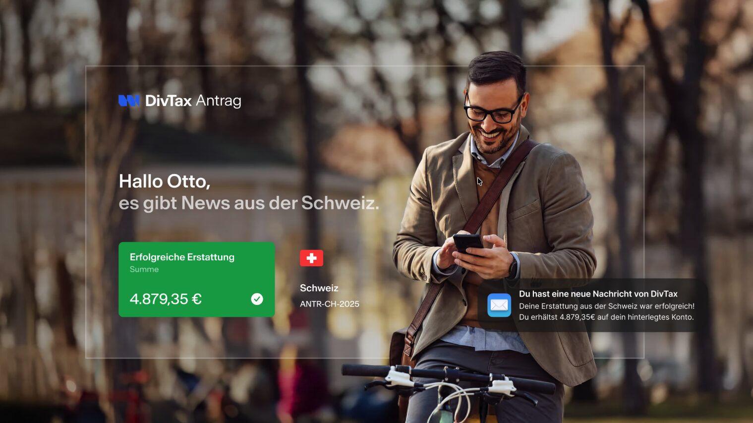 Plattform für die Erstattung zu viel gezahlter Quellensteuern auf ausländische Dividenden/Zinsen (DivTax)