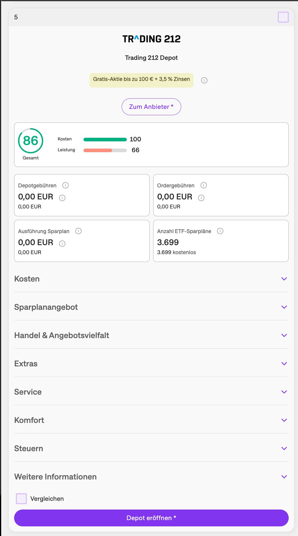 Broker-Vergleich (onvista)